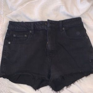 Talula Black Denim Shorts - 28